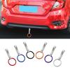 Round Rear Bumper Handle Strap Charm Drift Warning Ring Safety Pull Ring for Subway Train Bus Car