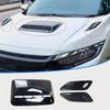 Car Air Intake Hood Vent Engine Hood Decoration Hood Nose Cover Decoration Fake Air Vent Modified Air Intake