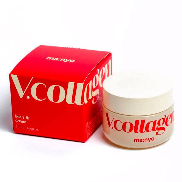 MANYO FACTORY V Collagen Heart Fit Cream 50ml / Nourishing, Moisturizing, Korean Cosmetics, Kbeauty