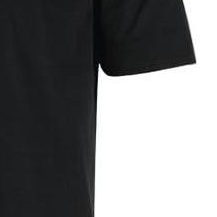 Emporio Armani SS23 Logo Embroidered Crew Neck Short Sleeve T-Shirt Men tops Black 3R1TZ3-1JSAZ-0999