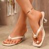 Fashion Pearl Stiletto Sandals for Summer New Square Toe Clip-toe Non-slip Wear-resistant High Heels