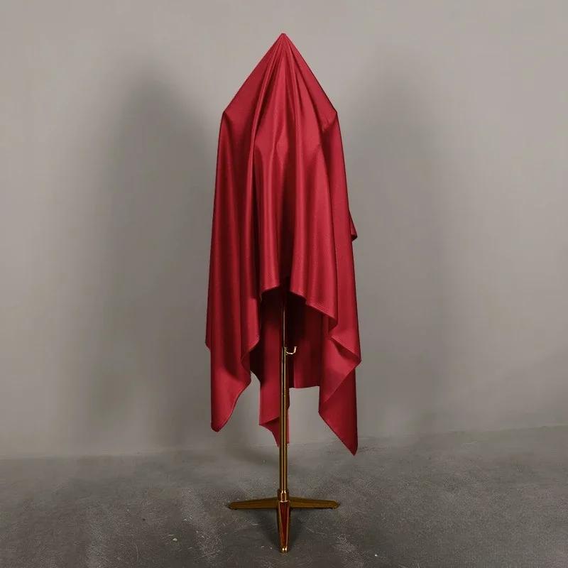 100x150cm Acetate Satin Fabric Double-sided Solid Color Glossy Smooth Skirt Strap Imitation Silk Cloth Apparel for Diy Sewing