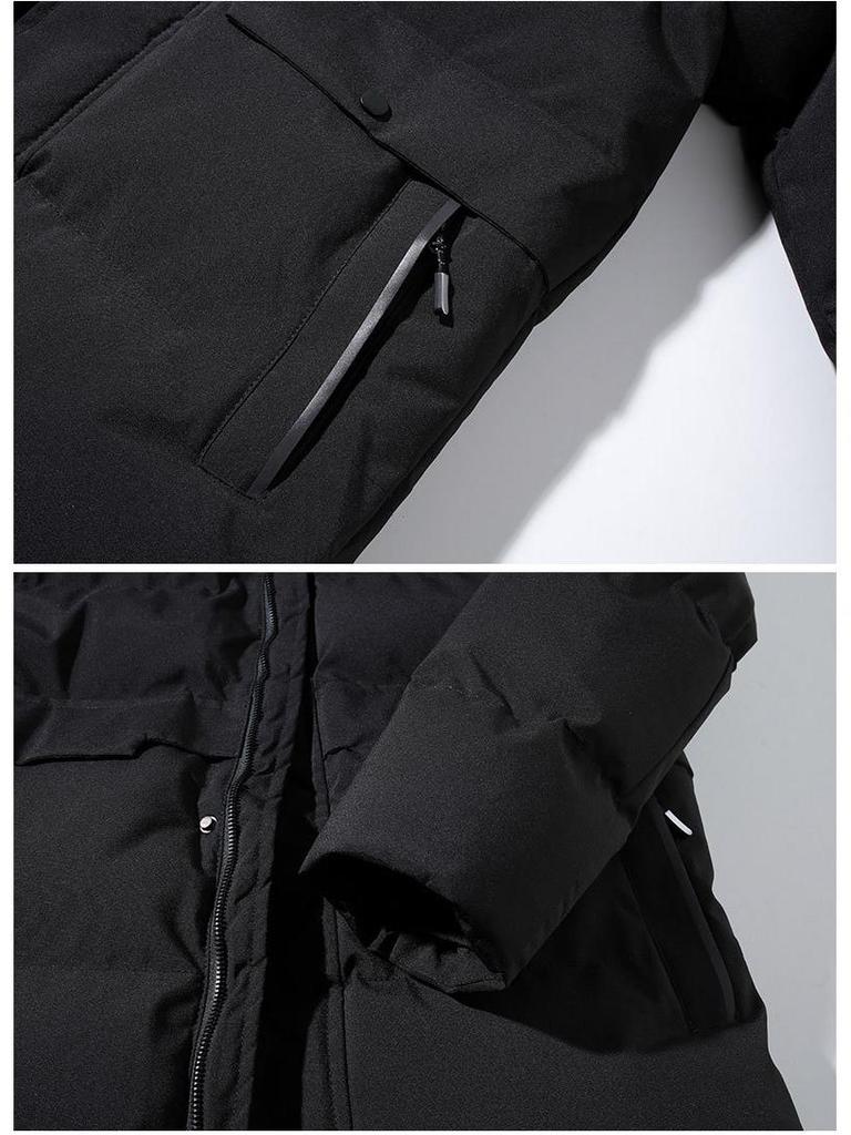 Herren Winter Kapuzenjacke Dicke Baumwolle - Grenzüberschreitender Stil, Große Größen, Warm & Stilvoll