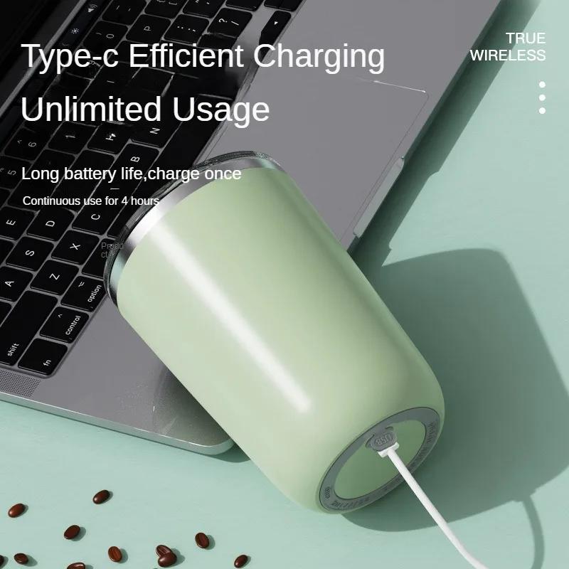 New Automatic Self Stirring Magnetic Mug Stainless Steel Coffee Milk Mixing Cup WIth USB Lazy Magnetic Portable Fresh Coffee Cup