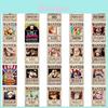 50 Pack One Piece Pirate Poster Stickers Colorful Graffiti Cartoon Decor For Fans