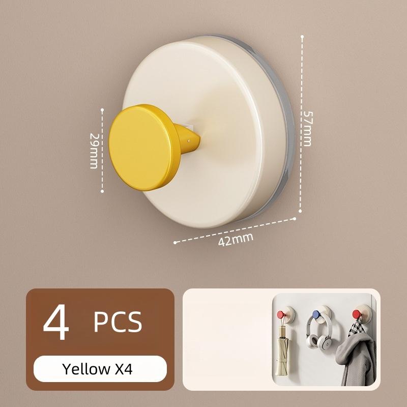 Suction Cup Hook Reusable Self-adhesive Hooks Wall Adhesive Hanger Towel Holder Travel Bathroom Kitchen ccessories Supplies
