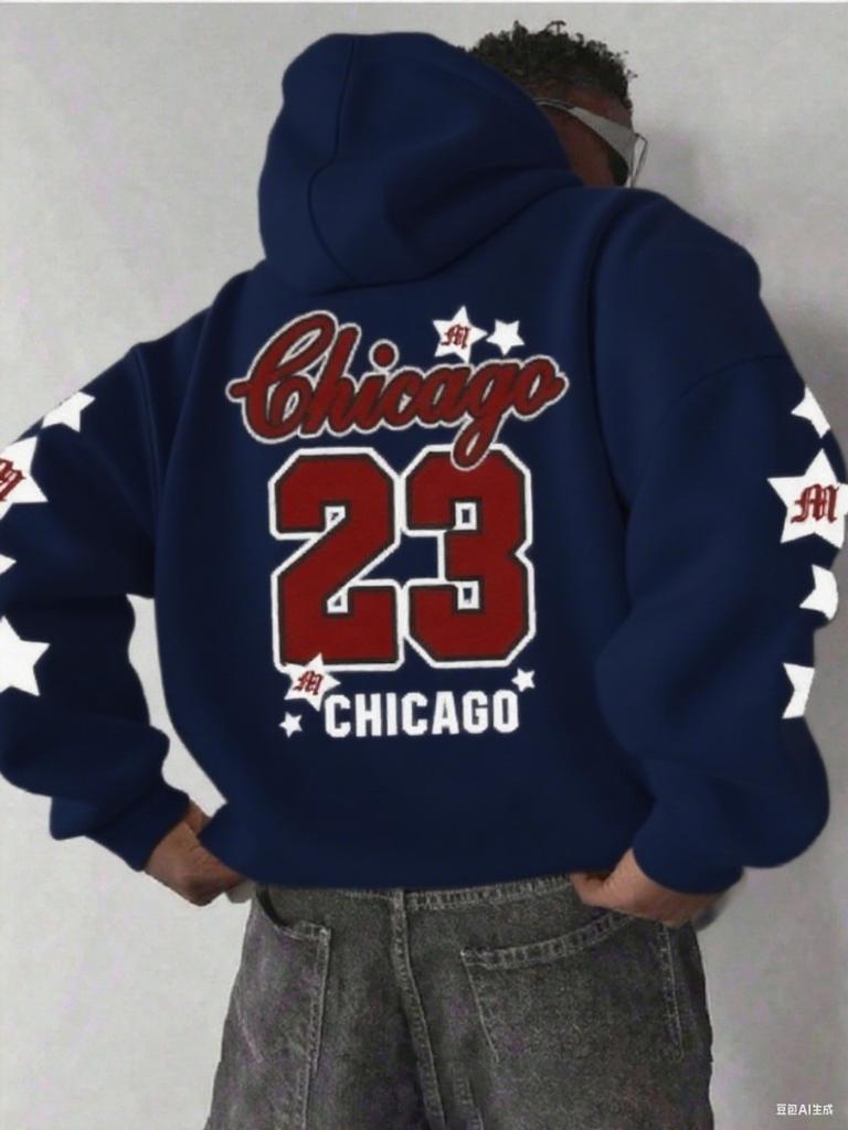 Avrupa ve Amerika Yeni Erkek Sonbahar Antrenman Harf Baskılı Yumuşak ve Rahat Kapüşonlu Sweatshirt Dış Mekan Spor Üstü