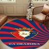 Red Blue Shield Atletico Round Mat Home Decor, Chair Rug For livingroom,Bedroom, Doormat Home Decor Birthday Gift Christmas Gifts
