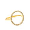 1010 New Crystal Ring Female Douyin Ring Popular Accessories