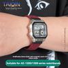 Elastisches Nylonband Gewebt für Casio AE-1200 1300 W218 A168 W800H SGW400 F91W F84 Herren-Uhrenarmband Magnetverschluss Zubehör 18mm