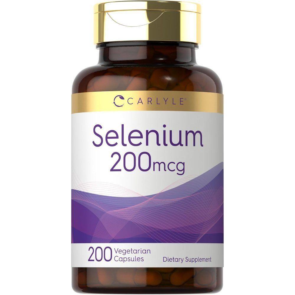 Carlyle Selenium L-Selenomethionine 200mcg Vegan 200 Tablets 70 Tablets 1 Pcs