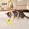 Gall Fruit Cat Toy Catnip Ball for Cats, Cartoon Plush Kick with Bell, Natural Silver Durable Vine Filling Interactive Play, Stress Relief Self-Play