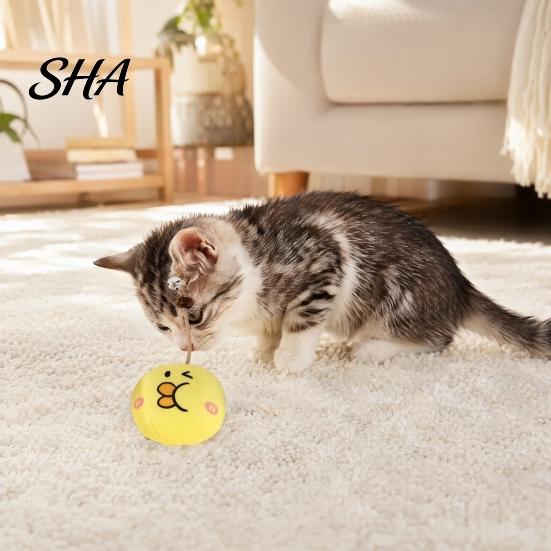 Gall Fruit Cat Toy Catnip Ball for Cats, Cartoon Plush Kick with Bell, Natural Silver Durable Vine Filling Interactive Play, Stress Relief Self-Play