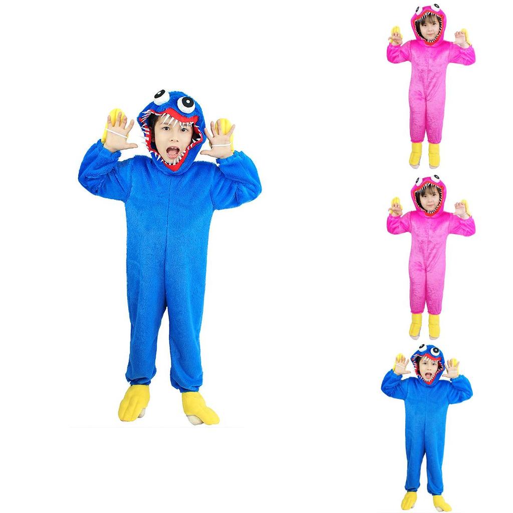 Kids Poppy Playtime Huggy Wuggy Bodysuit Nightclothes Perfect For Cosplay And Parties Available In 4 Sizes!