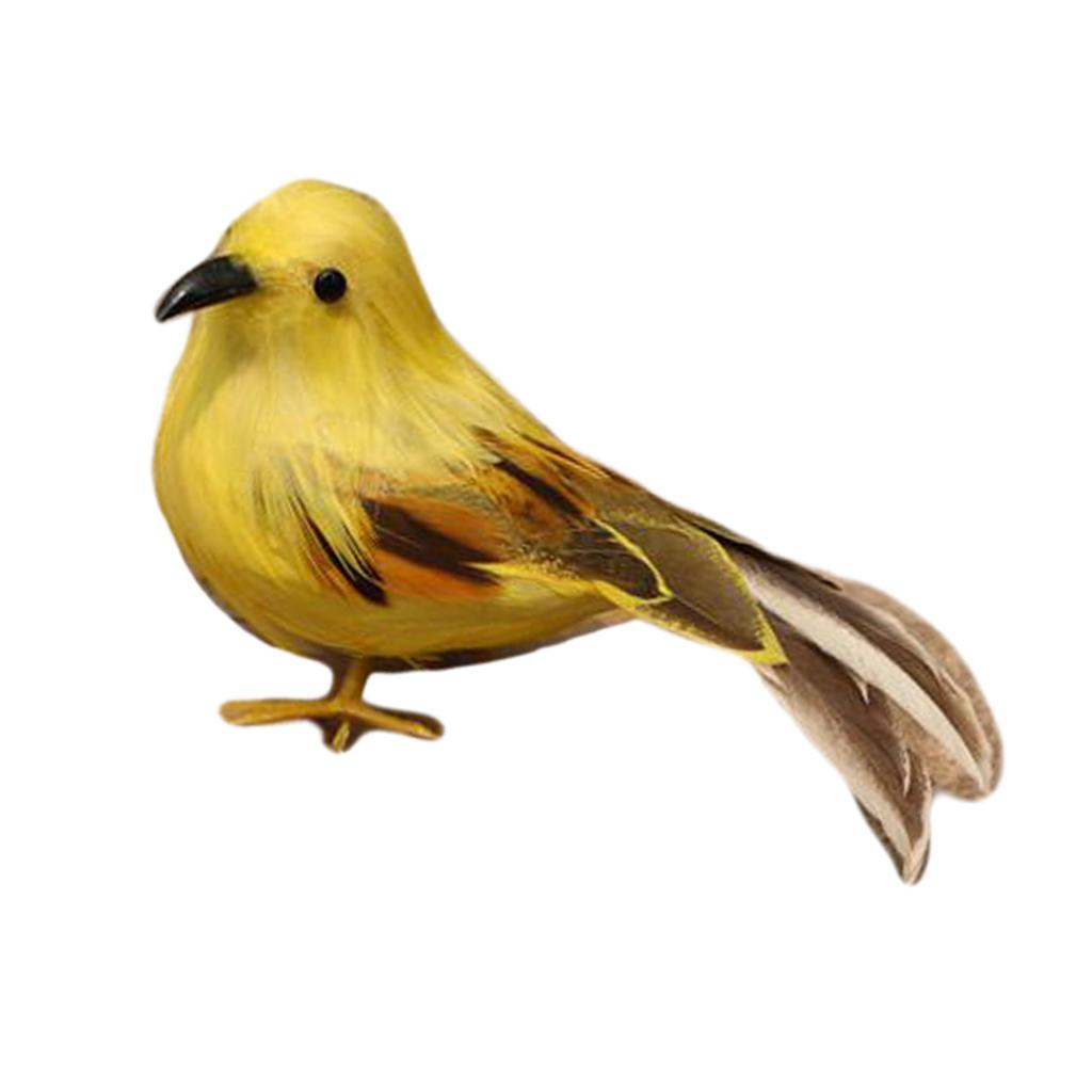 Künstliche Feder Vögel Dekorationen Handwerk Geschenk Ornamente 15