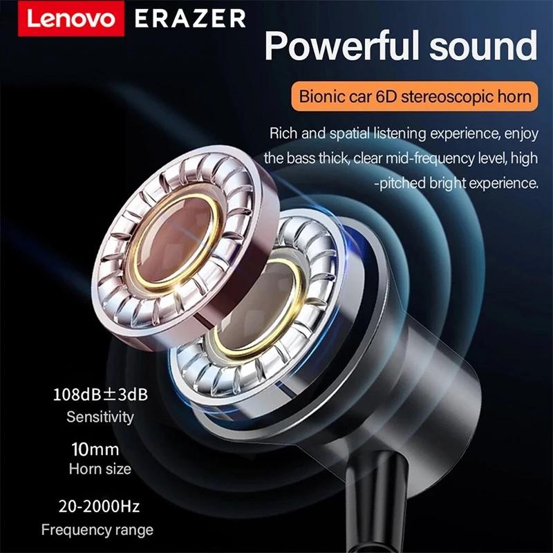 Lenovo Erazer XE05 MAX Drahtloser Kopfhörer Bluetooth 5.4 Nackenbügel-Kopfhörer Sport-Ohrhörer Wasserdichtes Headset