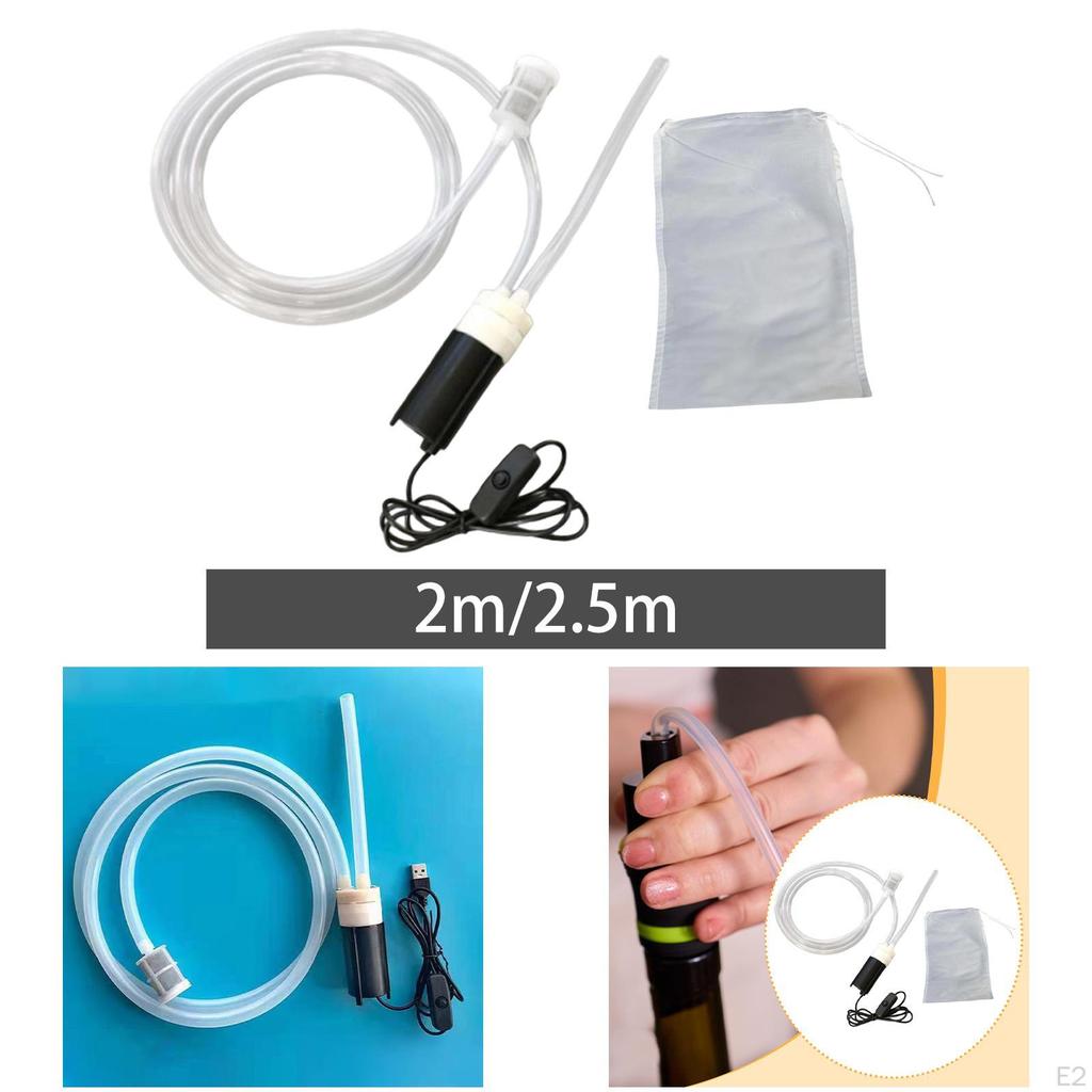 Pompa Elettrica per Trasferimento Acqua Erogatore Potente Estrattore per Casa Pompe a Sacco per Imbottigliamento