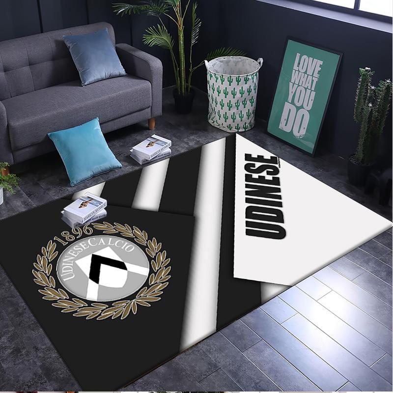1PC rug Udinese-Calcio Crest Design Carpet, Chair Rug,Area Rug for Office Bedroom living rooms bedroom, Doormat decor Christmas fan gifts