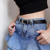 Unique Womens Pu Belt With No Hole Design And Striking Buckle Styles Perfect For Fashion Modern
