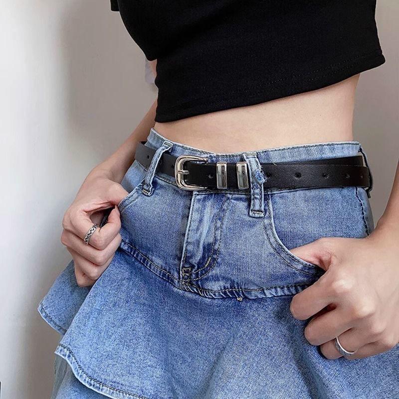 Unique Womens Pu Belt With No Hole Design And Striking Buckle Styles Perfect For Fashion Modern