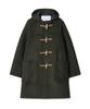 Montgomery Classic Fit Duffle Coat With Wooden - Olive