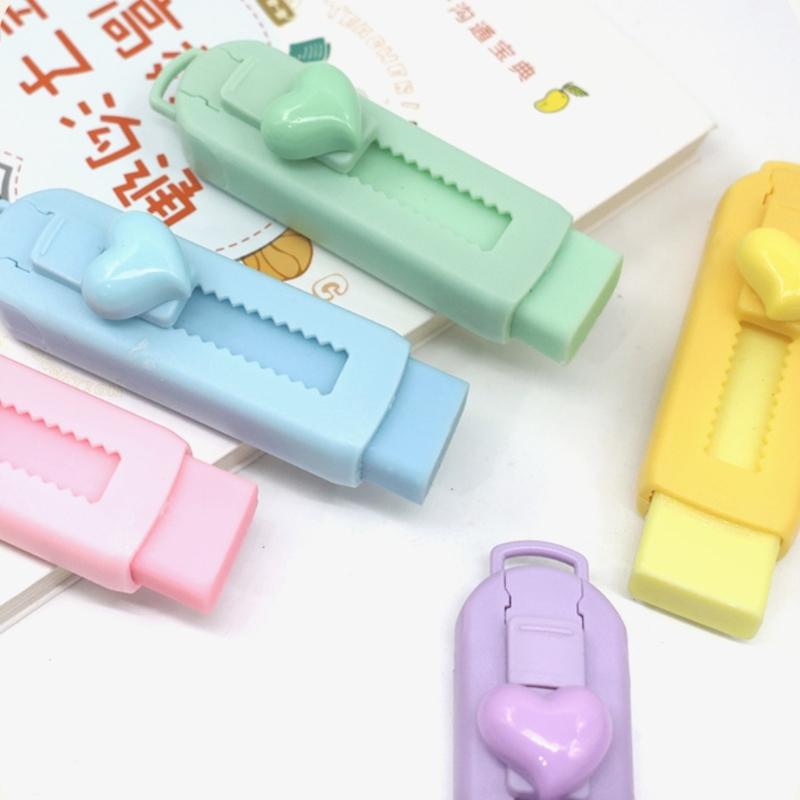 Schiebbare Einziehbare Bleistiftradierer Einziehbarer Bleistiftradierer Leichtes Radieren Bleistiftradierer für Kind Schüler Schreiben Zeichnen