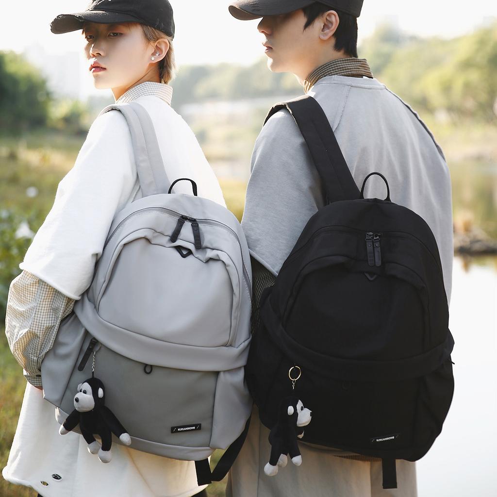 Schoolbag Simple Backpack Unisex Large Capacity Lightweight Student School Bag Leisure Travel Backpack Fashion Computer Backpack