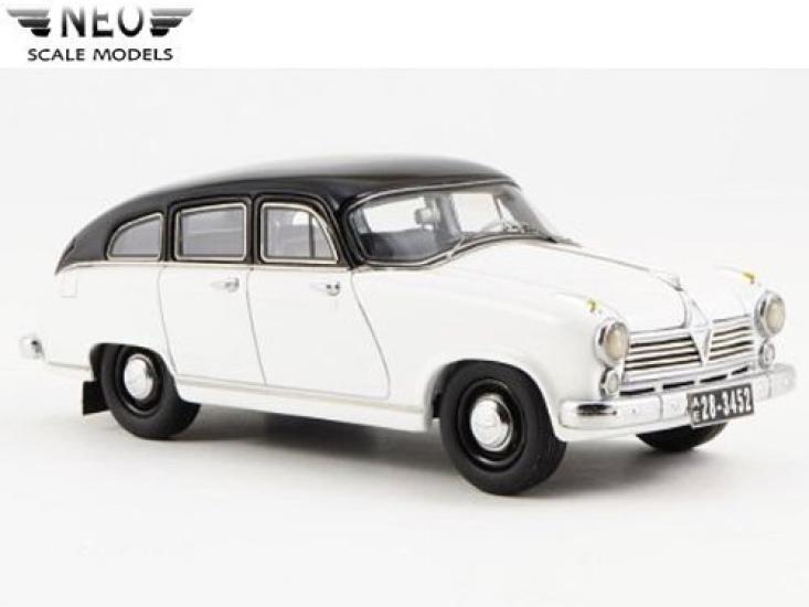 NEO Borgwald Hansa 2400 Finished Product 1/43 (1955) White/Black