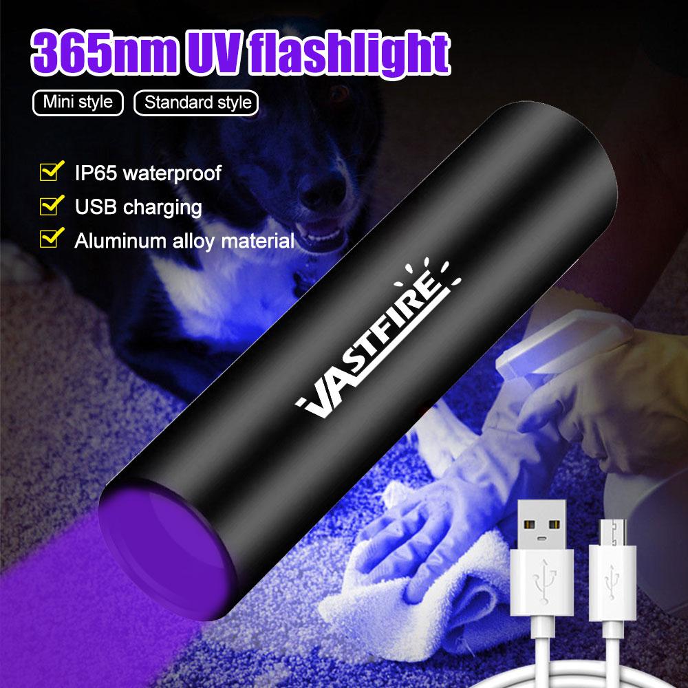 

3 Вт Мини УФ фонарик 365 нм Ультрафиолетовый черный свет USB перезаряжаемый фиолетовый ковер Linternas детектор мочи для домашних животных ловить скорпионов