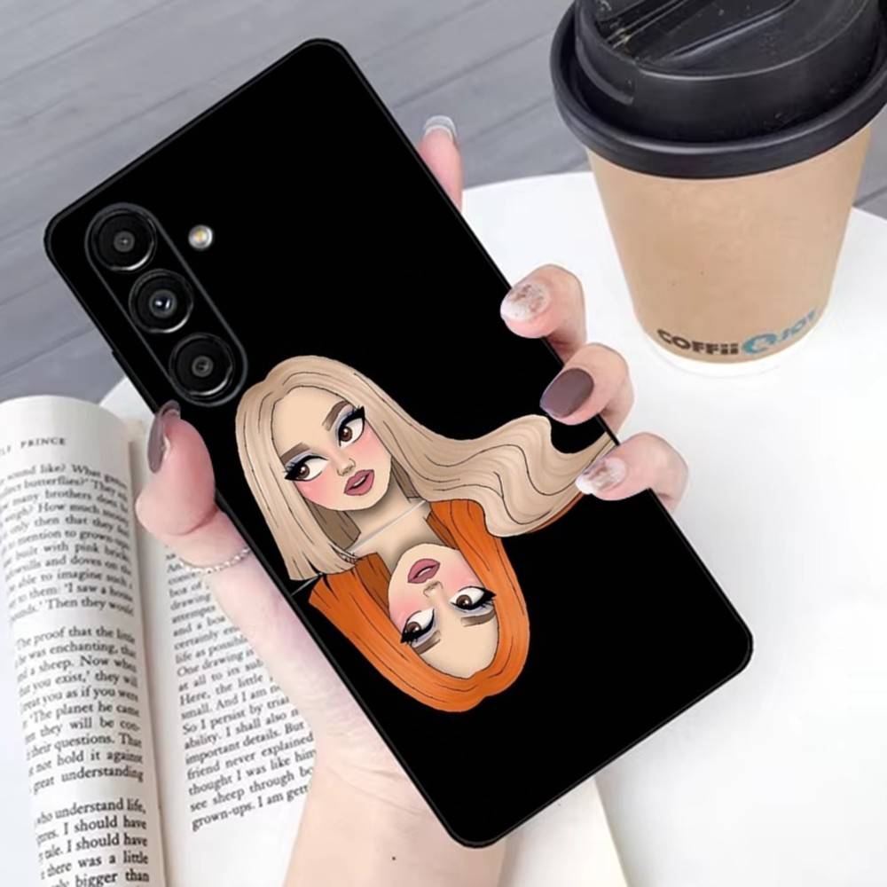 Singer A-Ava M-Max Phone Case For Samsung S 25,24,23,22,30,21,10,9,Ultra,Plus,Lite,FE,4G,5G Black Soft Case