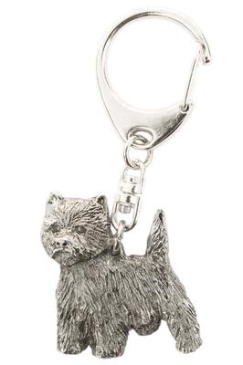 West Highland White Terrier Made In England Art Dog Keychain Collection