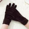 Unisex Gold Velvet Gloves for Autumn/Winter: Sports, Cycling & Driving Warmth