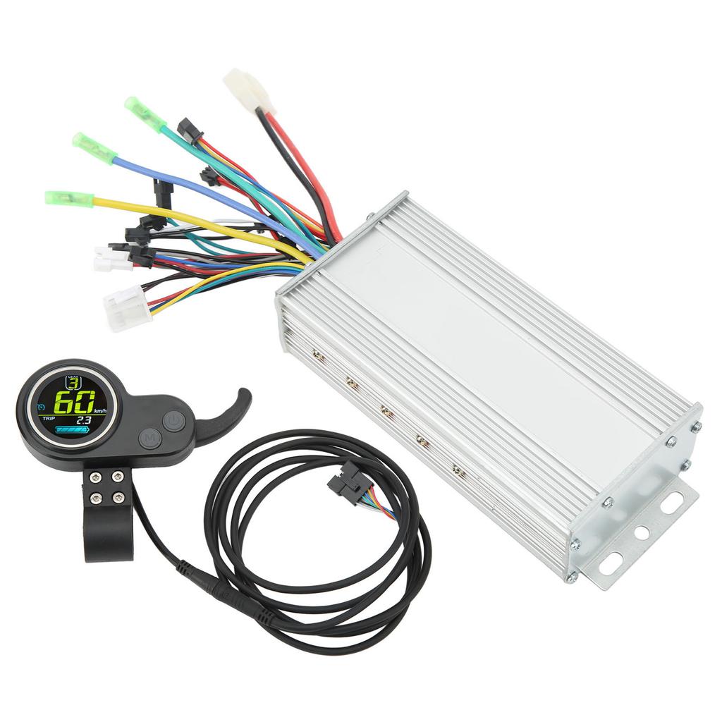 48V 60V 1000W Electric Scooter Motor Controller Kit with 2 In 1 Round Color LCD Panel Thumb