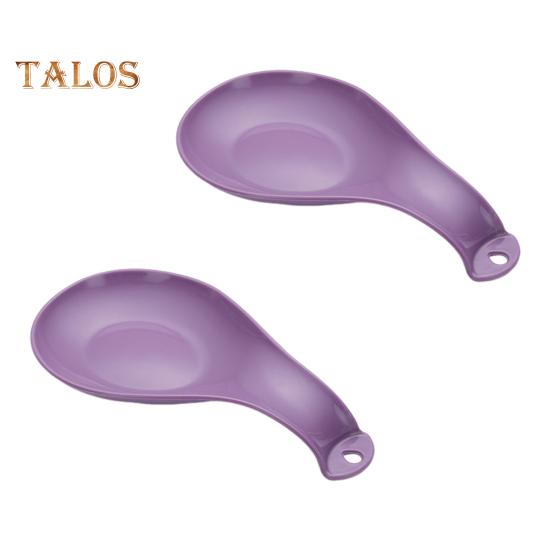 2Pcs Spoon Rest for Stove Top Durable Plastic Spoon Holder Kitchen Utensils Holder Easy To Clean Spoon Mat Compact Size Ladle Holder Stylish Look