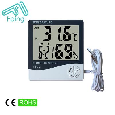 Indoor Outdoor Multifunctional Digital Hygrothermograph Thermometer/Hygrometer HTC-2 With