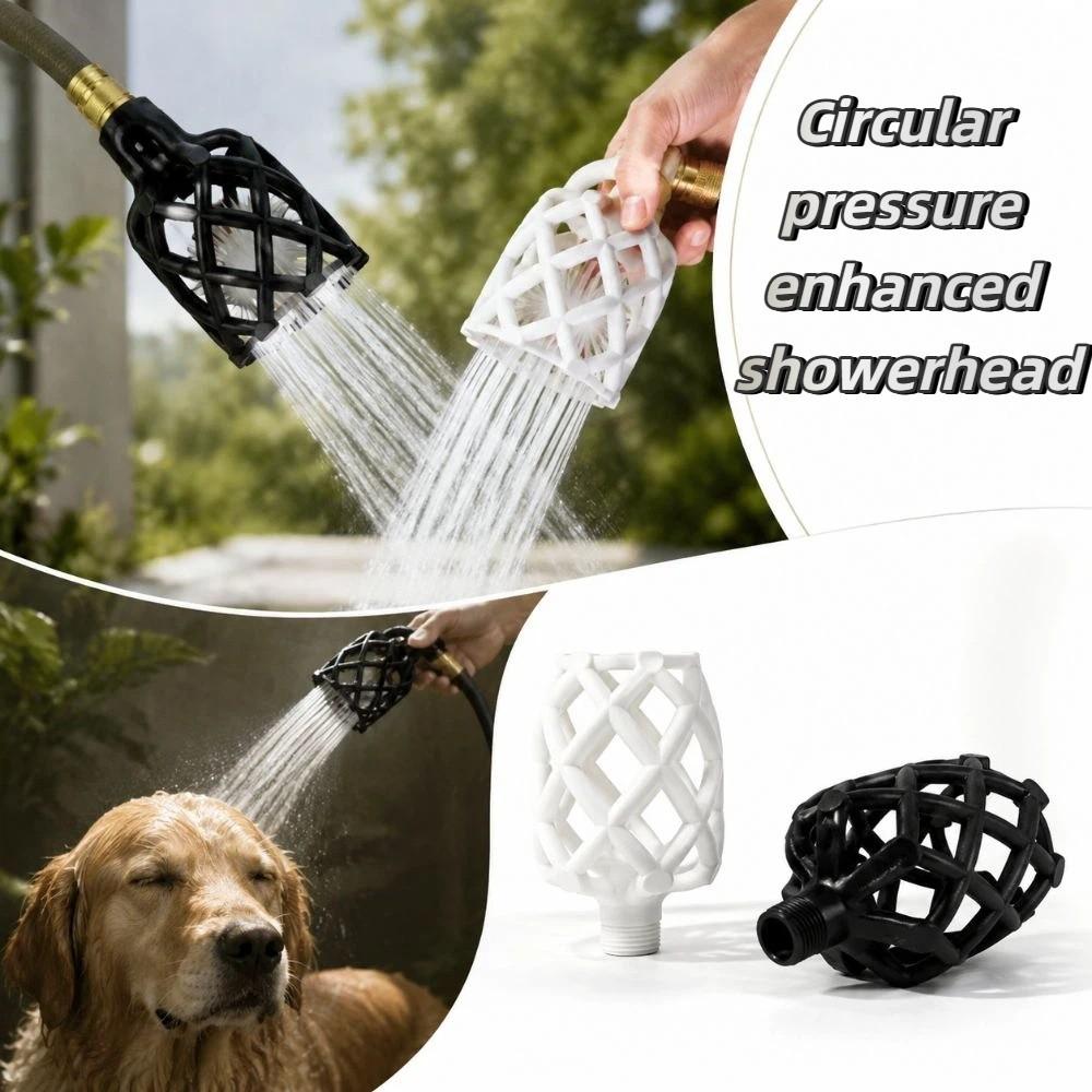 Circular Design Ring Shape Shower Head Boost Water Pressure Shower Daily Shower