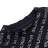 Balenciaga T Shirt Loose Fit Men's Black 730402TNVQ91073
