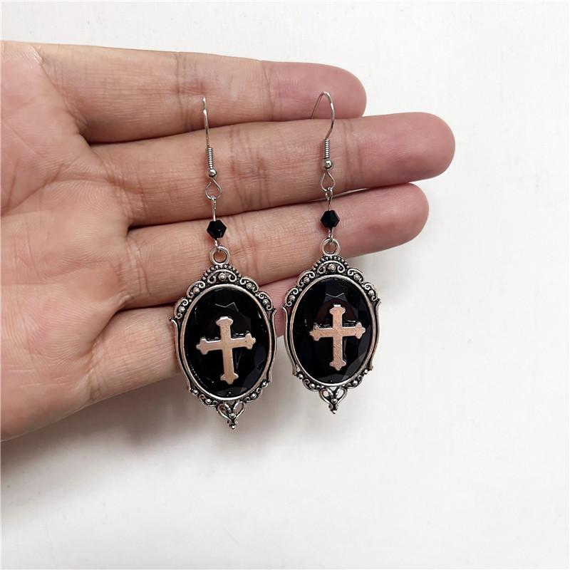 Gothic Cross Pendant Earrings - Hot-Selling in Foreign Markets