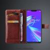 Kartenhalter-Abdeckungsfall für Asus Zenfone Max (M2) ZB633KL Pu Leder Flip-Cover Retro Brieftasche Telefon Fall Business Fundas Coque