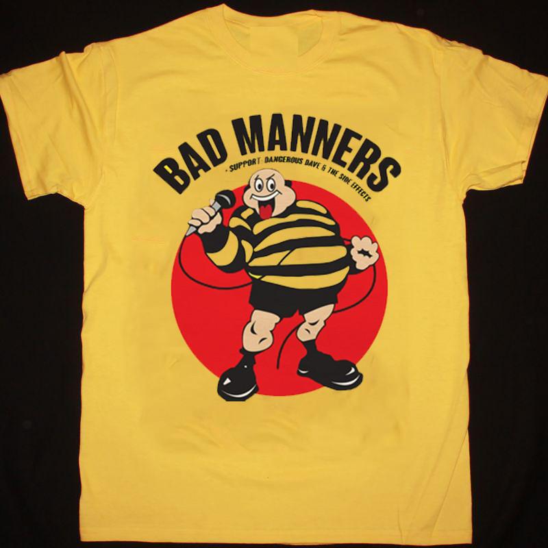 Bad Manners Band Music Gift For Fan Yellow All Size S-2345XL Shirt Unisex T-Shirt XL