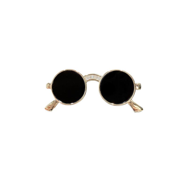 Creative and Personalized Glasses Sunglasses Brooches Design Sense Suit Pins Niche Fashion Versatile