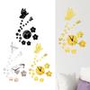 Luxury Design Wall Clock Stylish Acrylic Silent Mechanism Aesthetic Wall Decor for Living Room Bedroom Office