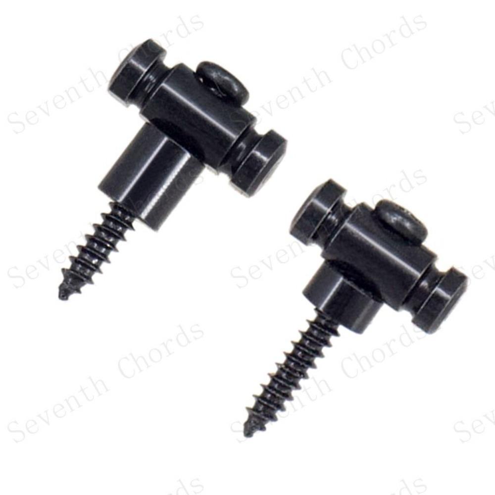 4PCS With Screw Guitar String Retainer Black / Silver / Gold String Guide For Electric Guitars