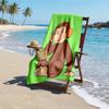 Curious George Fashion Beach Towel: Ideal for Summer Adventures Soft, absorbent and quick drying suitable for swimming and bathing
