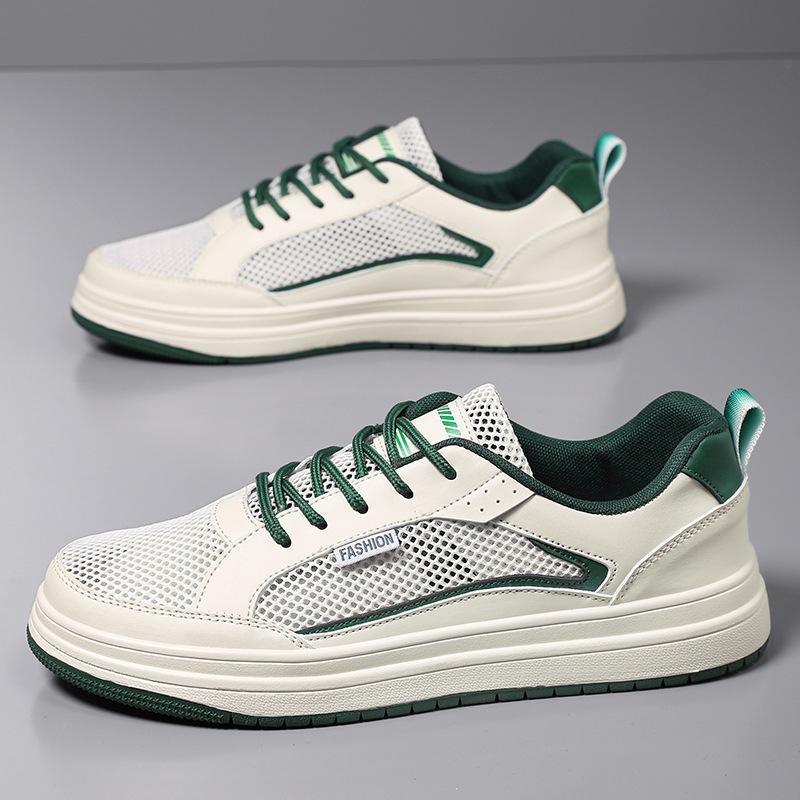 Men's shoes summer breathable outdoor new mesh thin hollow mesh shoes sports casual little white board shoes summer shoes