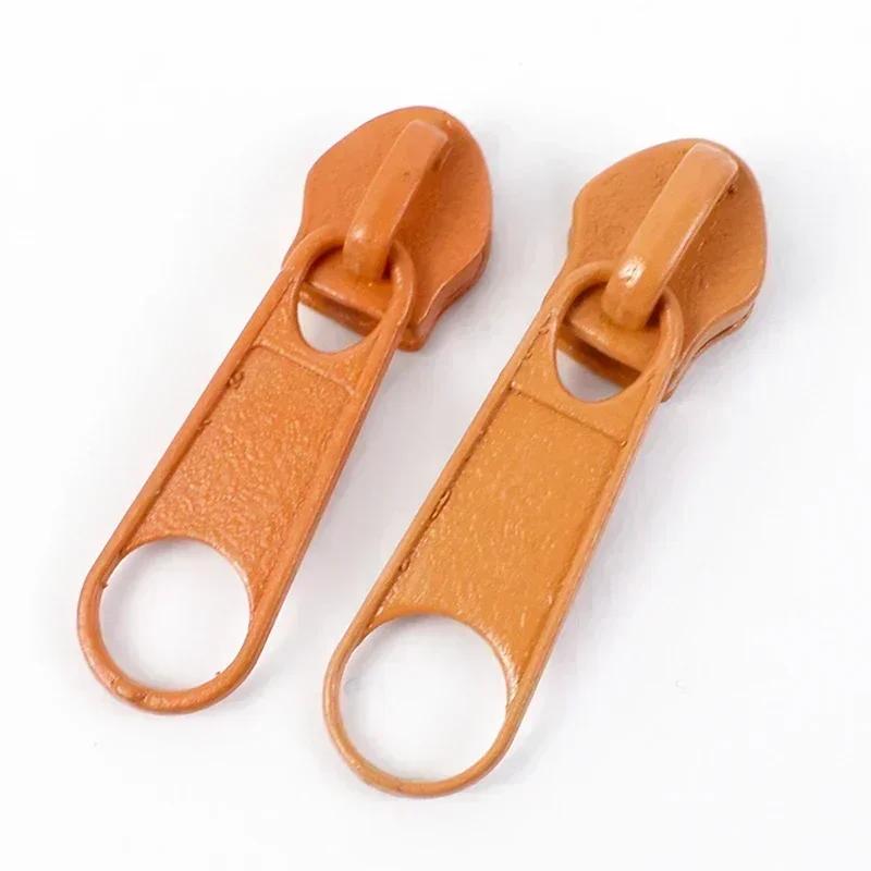 50/100/200Pcs Meetee 3# 5# Nylon Zipper Puller Bags Garment Zip Slider Backpack Pocket Zips Repair Kits DIY Sewing Accessories