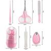 Baby Manicure, 5pcs Baby Nail Care Set, Baby And Toddler Nail Care Kit, Nail Clippers, Scissors, File, Pliers And Ear Pick (blue)