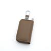 Multifunctional PU Leather Key Holder Bag Zipper Closure Compact Design Key Case Waist Hanging Key Organizer Car Keys