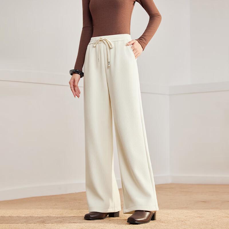 IEF Women's Plush Lined Wide-Leg Pants