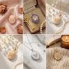 Zircon Photo Box Pendant Foldable Design Couple Chain Pendant Personalized DIY Accessories  Gifts